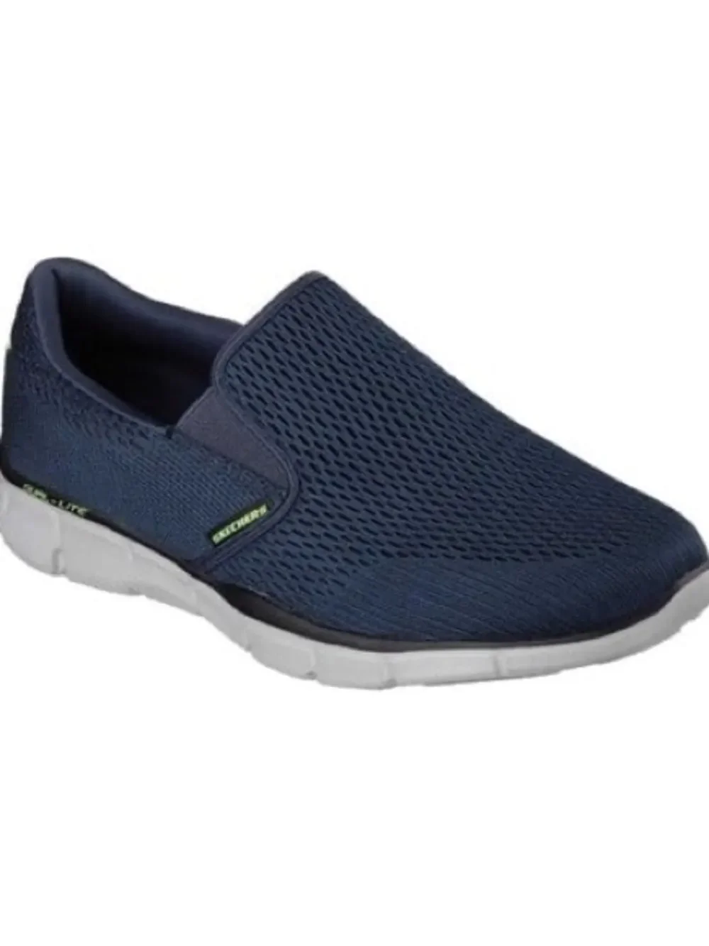 Skechers Men's Navy Mesh Slip-On Casual Shoe Size 9.5
